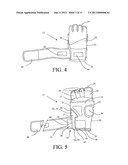 SECURING APPARATUS FOR A HAND PROTECTIVE DEVICE diagram and image