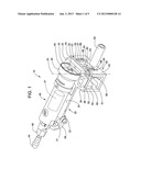 Cutting tool for cable with a metal shield diagram and image