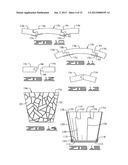 COLLAPSIBLE AND/OR ERECTABLE FLORAL CONTAINERS diagram and image