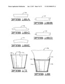 COLLAPSIBLE AND/OR ERECTABLE FLORAL CONTAINERS diagram and image