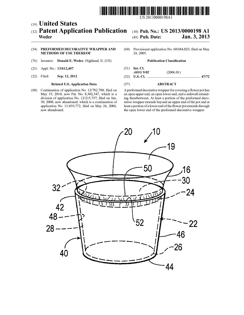 PREFORMED DECORATIVE WRAPPER AND METHODS OF USE THEREOF - diagram, schematic, and image 01