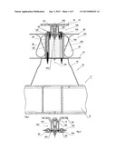 DEVICE FOR SECURING A SUPPORT STRUCTURE TO A FLAT ROOF diagram and image