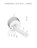 DEVICE FOR DISPLACING MOWN CROP diagram and image