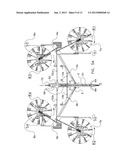 DEVICE FOR DISPLACING MOWN CROP diagram and image