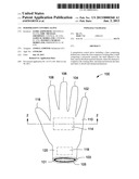 PERSPIRATION CONTROL GLOVE diagram and image