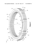 METHOD OF MANUFACTURING SEGMENTED STATOR CORES diagram and image