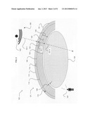 Wearable air blast protection device having at least two reflective     regions diagram and image