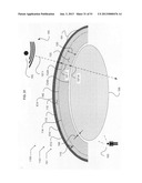 Wearable air blast protection device having at least two reflective     regions diagram and image