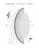 Wearable air blast protection device having at least two reflective     regions diagram and image