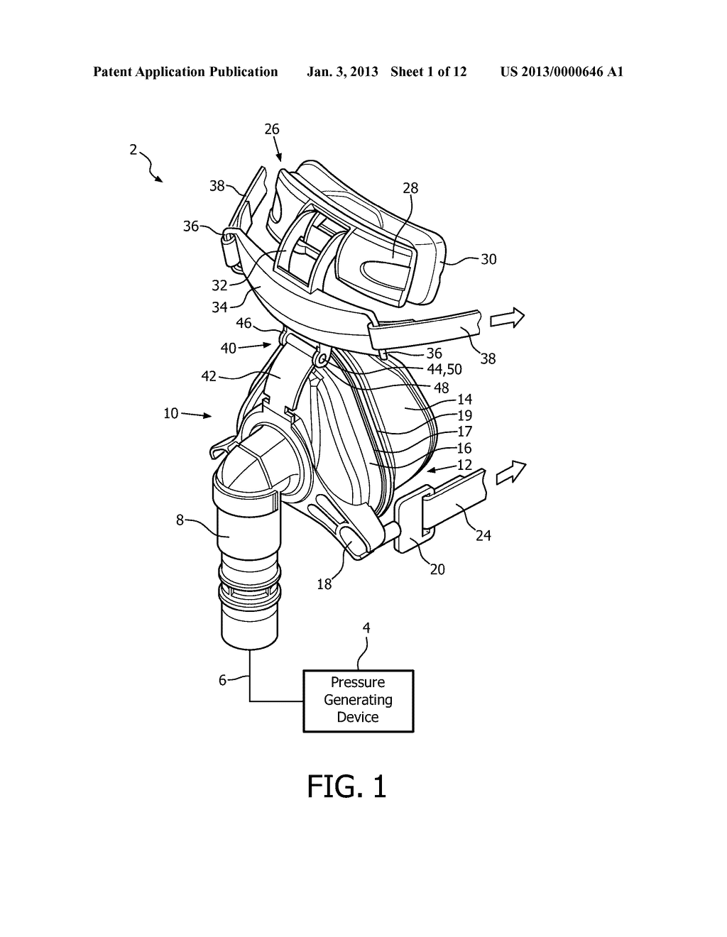 PATIENT INTERFACE DEVICE WIHT DYNAMIC MASK ADJUSTMENT - diagram, schematic, and image 02