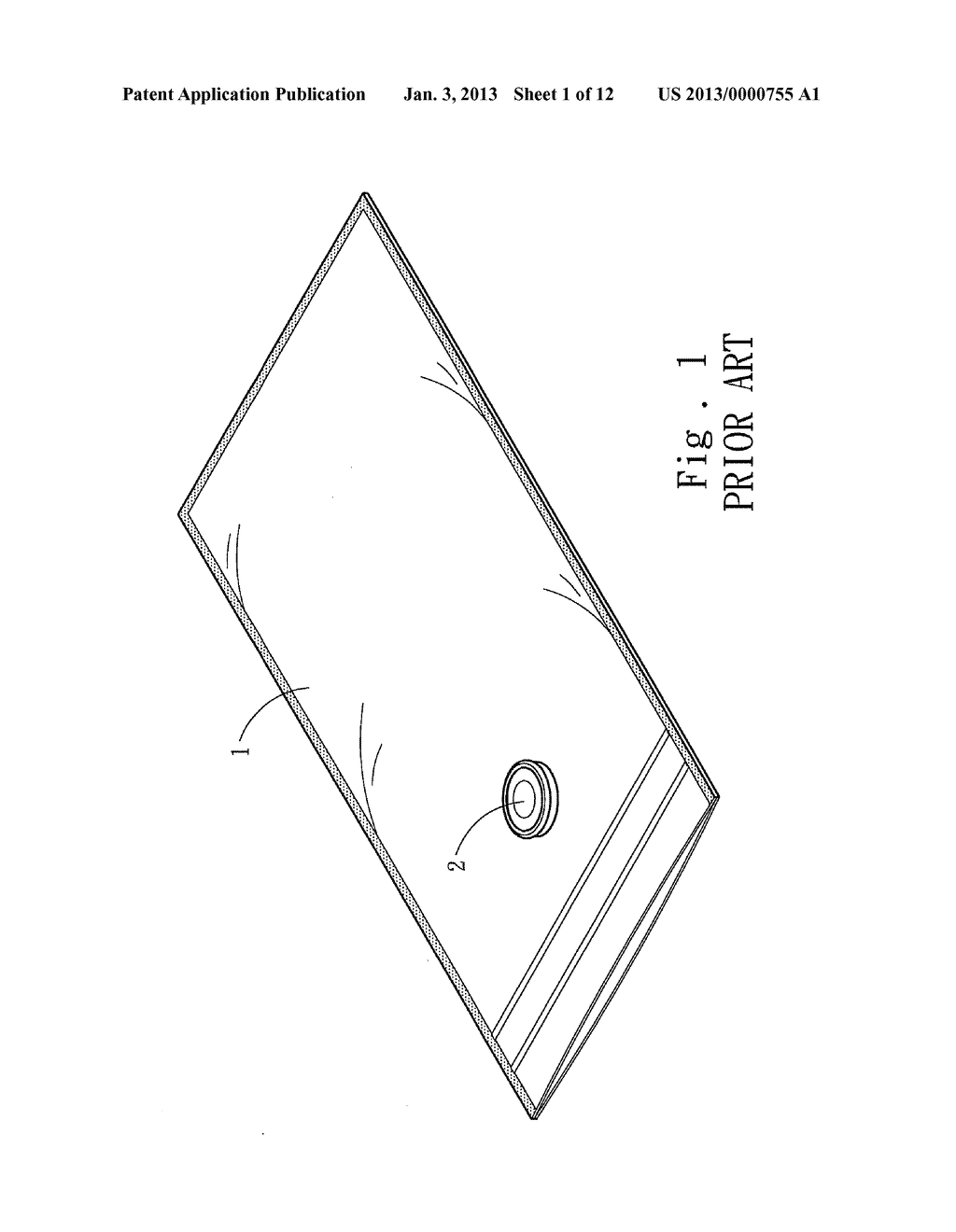 POUCH AIR VALVE AND STRUCTURE ADOPTED ON A SEALED POUCH AND METHOD OF USE - diagram, schematic, and image 02