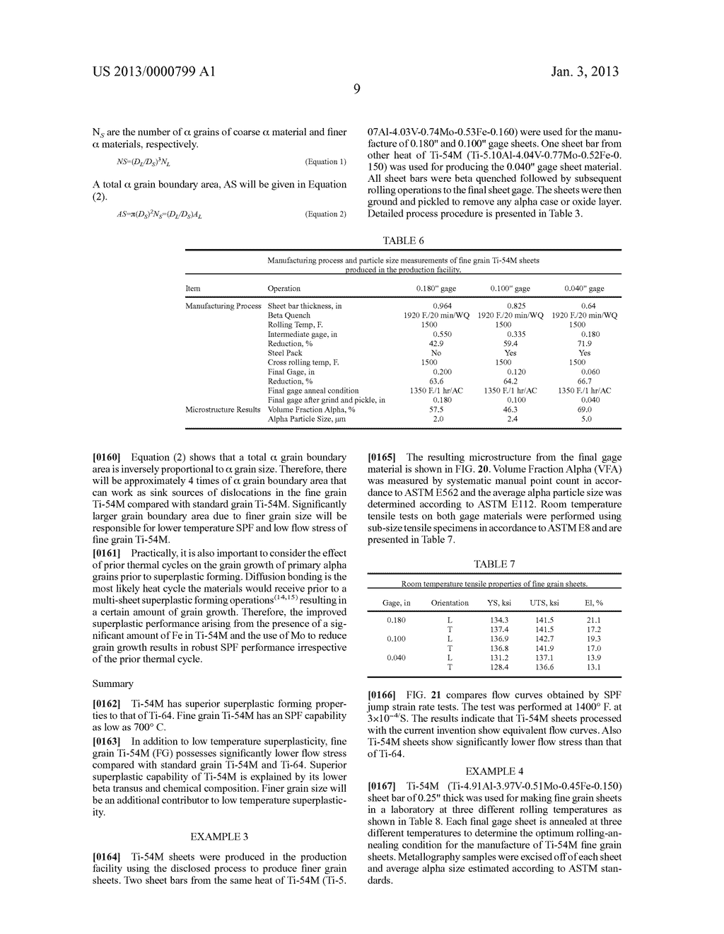METHOD FOR THE MANUFACTURE OF ALPHA-BETA TI-AL-V-MO-FE ALLOY SHEETS - diagram, schematic, and image 36