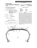 Tire the Crown of Which has a Stiffening Reinforcement diagram and image