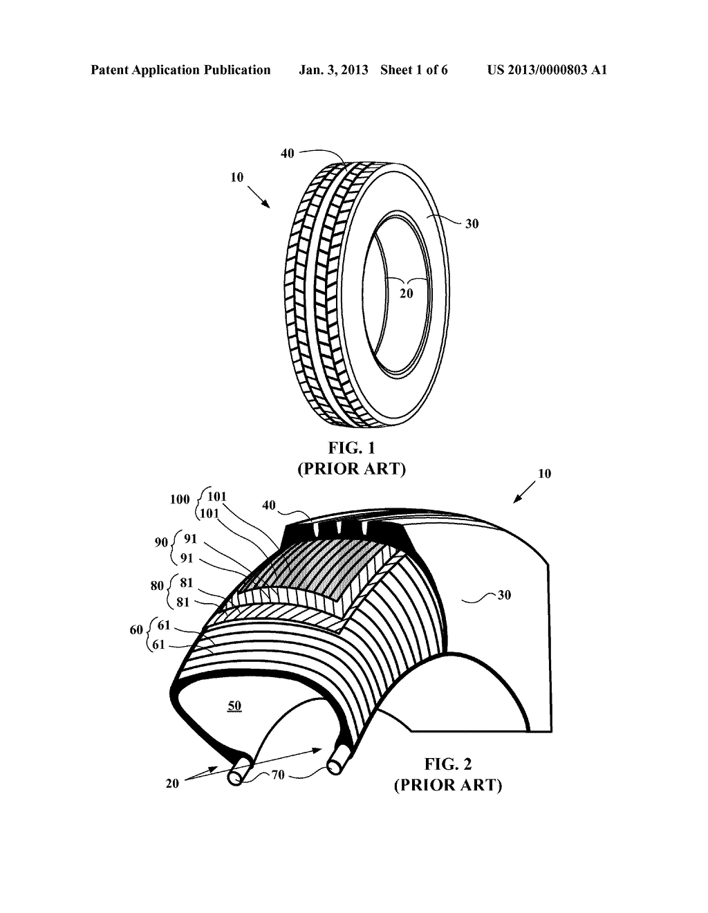 Tire the Crown of Which has a Stiffening Reinforcement - diagram, schematic, and image 02