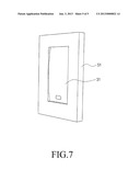 METHOD FOR FABRICATING A WINDOW MEMBER OF THE DISPLAY DEVICE OF A PORTABLE     TERMINAL diagram and image