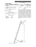 METHOD OF STABILIZING A PORTABLE LADDER diagram and image