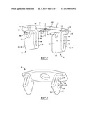 Brake Assembly Having a Mounting Clip diagram and image