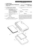 CASE FOR ENCLOSING A PERSONAL ELECTRONIC DEVICE AND A CARD diagram and image