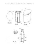 DRINKING BOTTLE WITH MULTIPLE COMPARTMENTS AND REPLACEABLE AMPOULES diagram and image