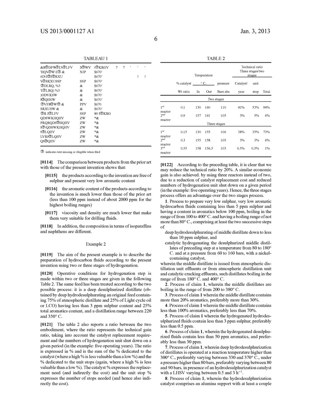 PROCESS FOR THE PRODUCTION OF HYDROCARBON FLUIDS HAVING A LOW AROMATIC     CONTENT - diagram, schematic, and image 08