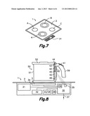 Cooking Hob Wih Rotary Blade Driving Means and Assembly Comprising a     Cooking Hob and Cooking Vessel With Rotary Blades diagram and image