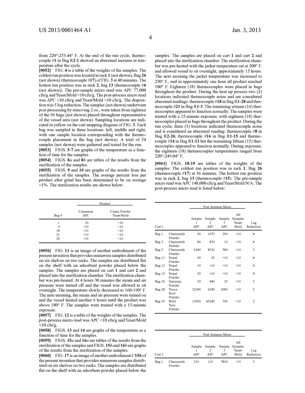 APPARATUS AND METHOD FOR STEAM DISINFECTION OF A POWDER - diagram, schematic, and image 35