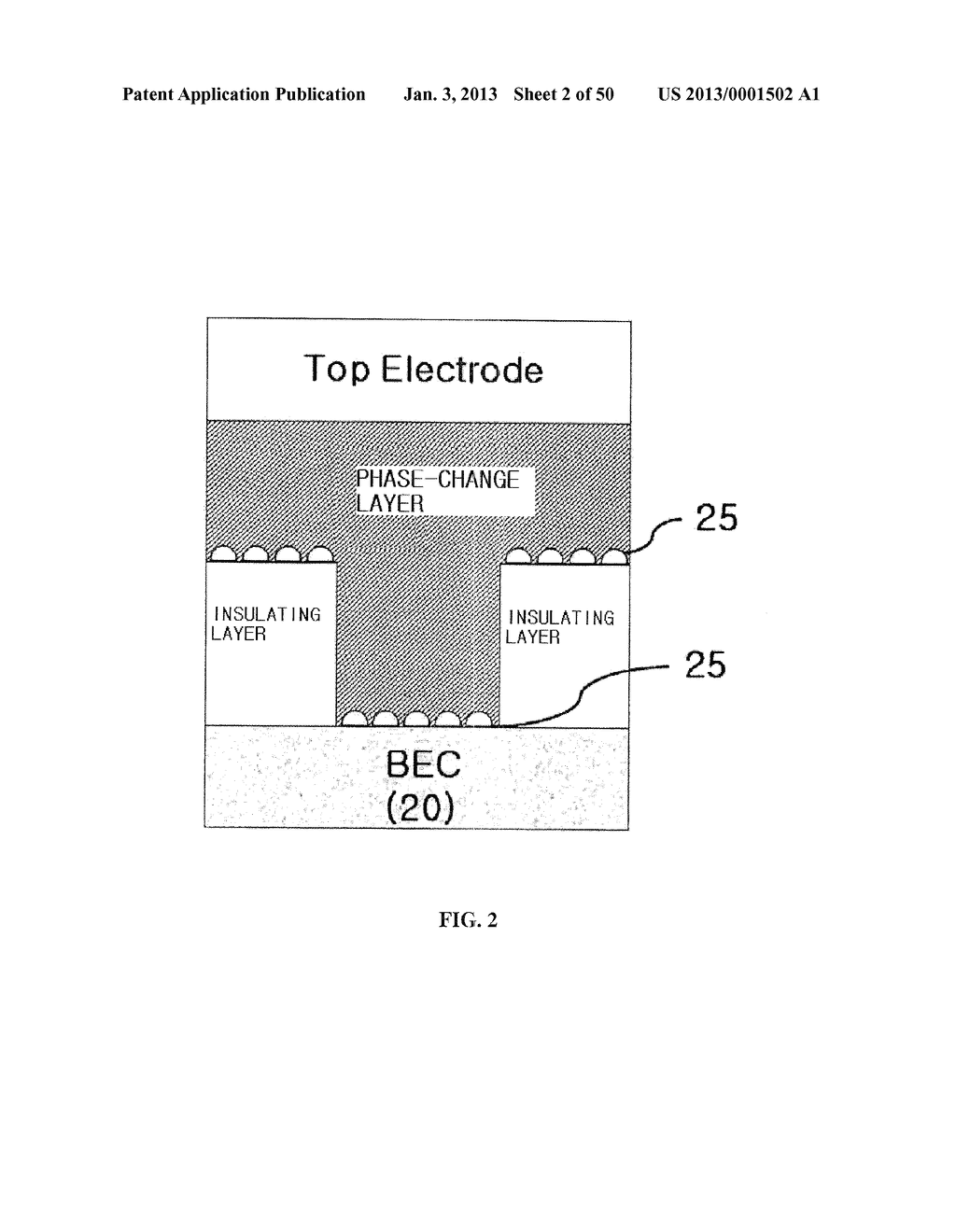 PHASE-CHANGE MEMORY DEVICE, FLEXIBLE PHASE-CHANGE MEMORY DEVICE USING     INSULATING NANO-DOT AND MANUFACTURING METHOD FOR THE SAME - diagram, schematic, and image 03