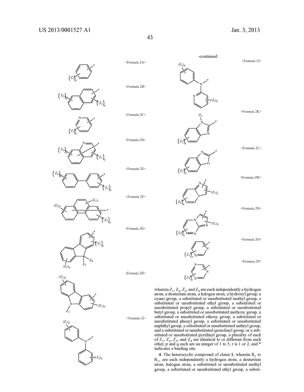 HETEROCYCLIC COMPOUND, ORGANIC LIGHT-EMITTING DIODE INCLUDING THE     HETEROCYCLIC COMPOUND, AND FLAT DISPLAY DEVICE INCLUDING THE ORGANIC     LIGHT-EMITTING DIODE - diagram, schematic, and image 46