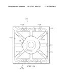 PACKAGE SUBSTRATE HAVING DIE PAD WITH OUTER RAISED PORTION AND INTERIOR     RECESSED PORTION diagram and image