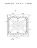 PACKAGE SUBSTRATE HAVING DIE PAD WITH OUTER RAISED PORTION AND INTERIOR     RECESSED PORTION diagram and image