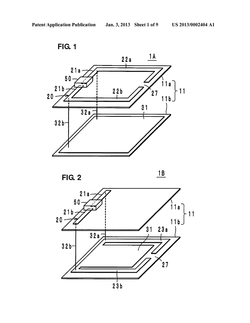 PRINTED WIRING BOARD AND WIRELESS COMMUNICATION SYSTEM - diagram, schematic, and image 02