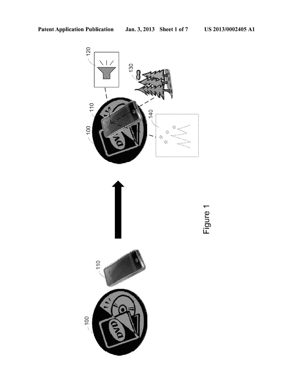 METHOD AND APPARATUS FOR SENSORY TAGS PROVIDING SOUND, SMELL AND HAPTIC     FEEDBACK - diagram, schematic, and image 02