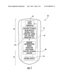 MOBILE WIRELESS COMMUNICATIONS DEVICE WITH REDUCED INTERFERING RF ENERGY     INTO RF METAL SHIELD SECURED ON CIRCUIT BOARD diagram and image