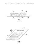 MOBILE WIRELESS COMMUNICATIONS DEVICE WITH REDUCED INTERFERING RF ENERGY     INTO RF METAL SHIELD SECURED ON CIRCUIT BOARD diagram and image