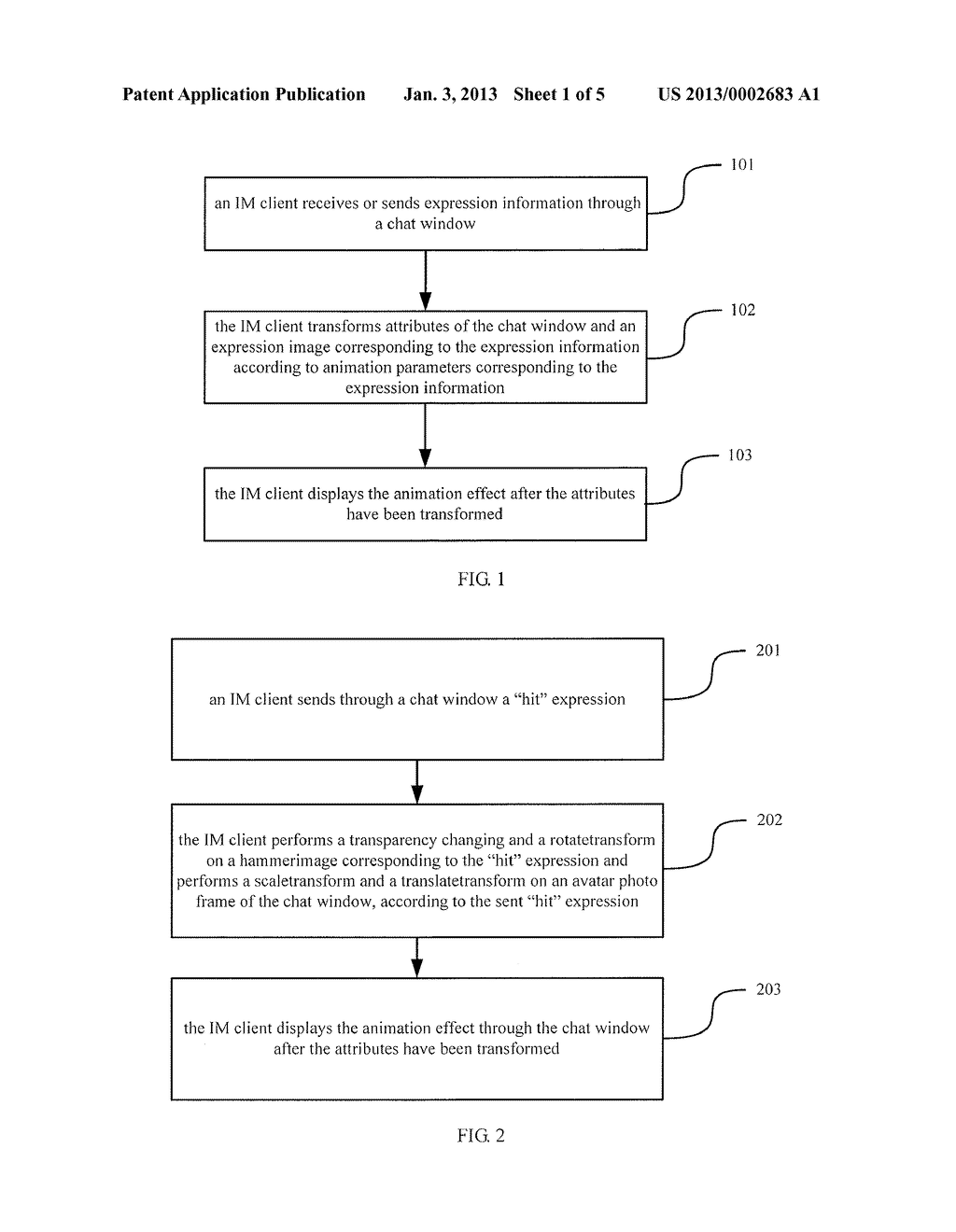 METHOD, APPARATUS AND CLIENT DEVICE FOR DISPLAYING EXPRESSION INFORMATION - diagram, schematic, and image 02