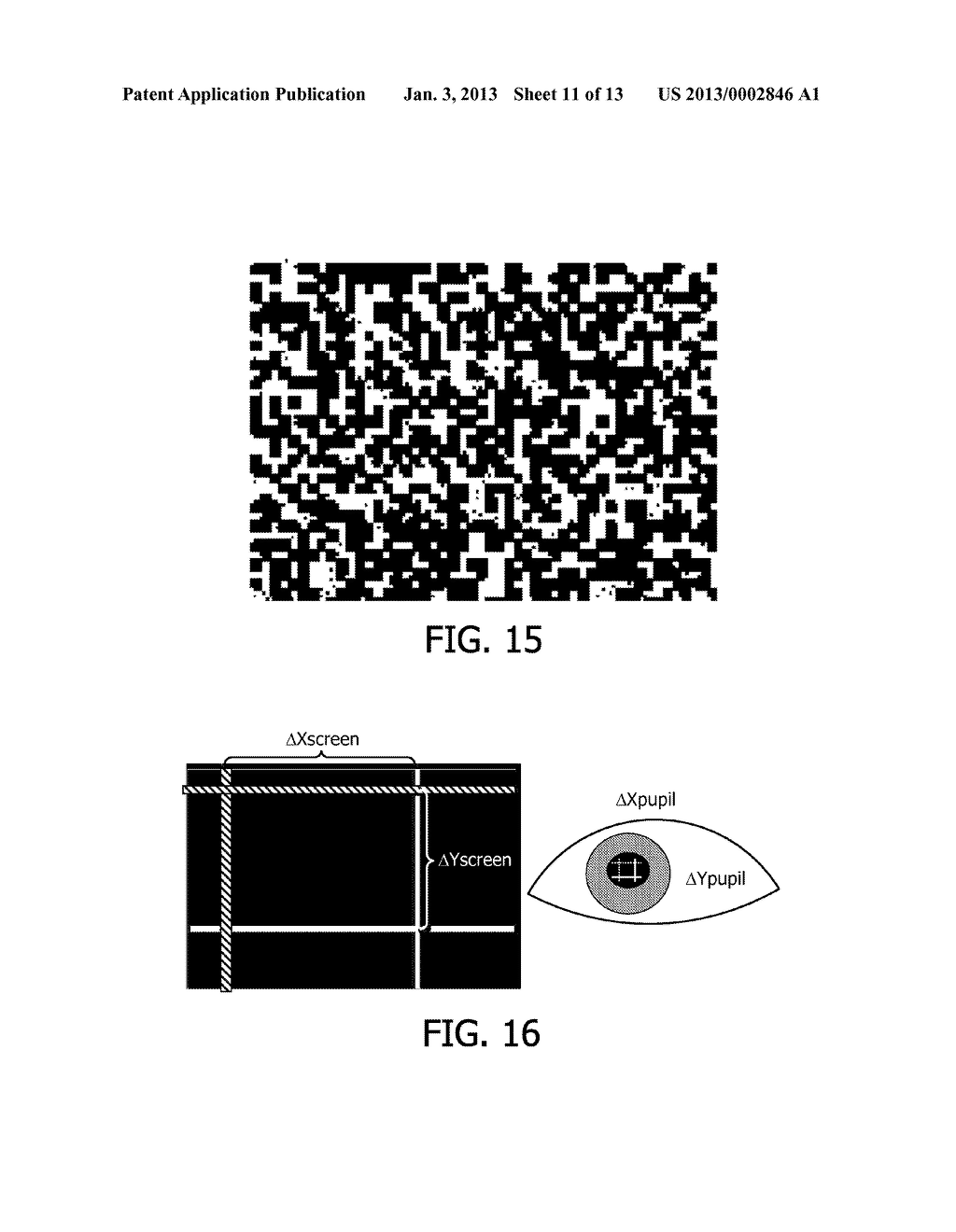 SYSTEM AND METHOD FOR TRACKING THE POINT OF GAZE OF AN OBSERVER - diagram, schematic, and image 12