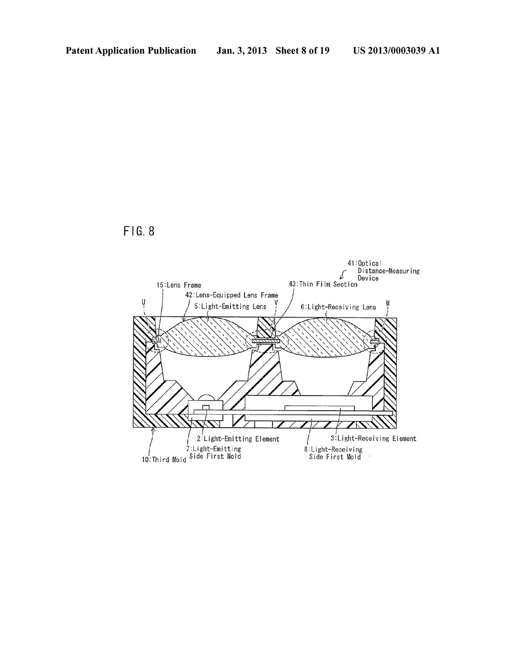 OPTICAL DISTANCE-MEASURING DEVICE AND ELECTRONIC DEVICE - diagram, schematic, and image 09