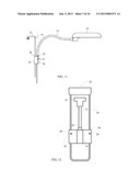 VERTICALLY ADJUSTABLE CUBICLE LAMP diagram and image