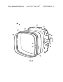 OUTSIDE MIRROR LIGHTING ASSEMBLY AND METHOD OF FORMING SAME diagram and image