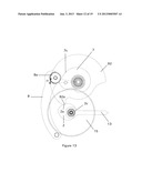 DEVICE FOR RESETTING TO A PREDETERMINED POSITION AN INDICATOR MEMBER     INDICATIVE OF A PARAMETER CONNECTED WITH TIME diagram and image