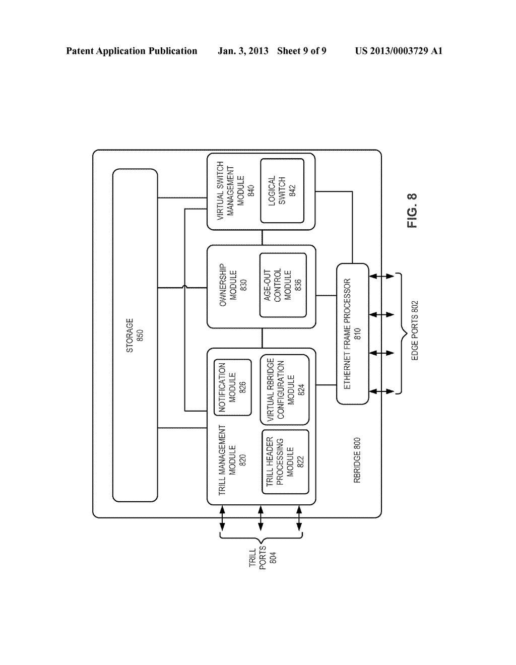 CLEARING FORWARDING ENTRIES DYNAMICALLY AND ENSURING CONSISTENCY OF TABLES     ACROSS  ETHERNET FABRIC SWITCH - diagram, schematic, and image 10