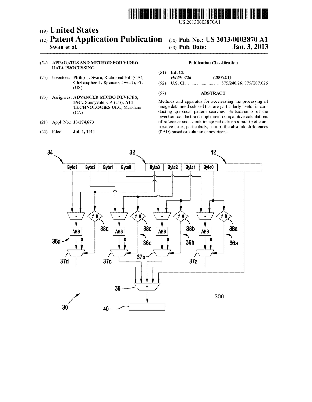 APPARATUS AND METHOD FOR VIDEO DATA PROCESSING - diagram, schematic, and image 01