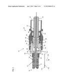 FIBER OPTIC CABLE ASSEMBLY WITH INTEGRAL STRAIN RELIEF diagram and image