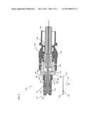 FIBER OPTIC CABLE ASSEMBLY WITH INTEGRAL STRAIN RELIEF diagram and image