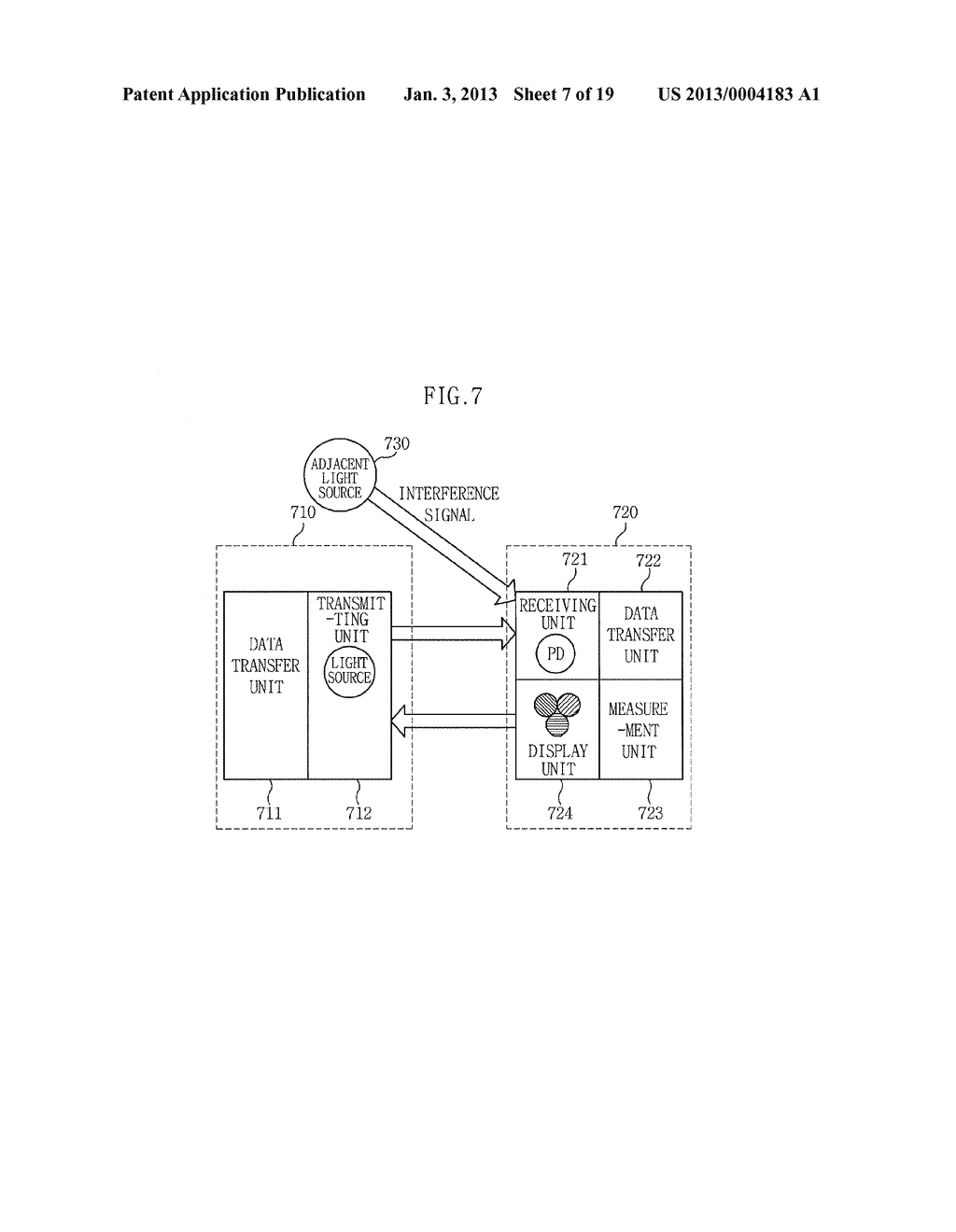 APPARATUS FOR VISIBLE LIGHT COMMUNICATION PROVIDING INTUITIVE INFORMATION     AND METHOD USING THE SAME - diagram, schematic, and image 08