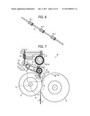 FIXING DEVICE WITH MECHANISM CAPABLE OF MINIMIZING DAMAGE TO TONER IMAGE     AND RECORDING MEDIUM AND IMAGE FORMING APPARATUS INCORPORATING SAME diagram and image