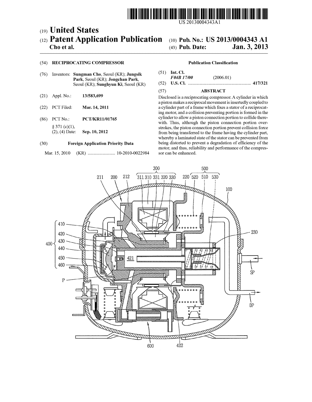 RECIPROCATING COMPRESSOR - diagram, schematic, and image 01