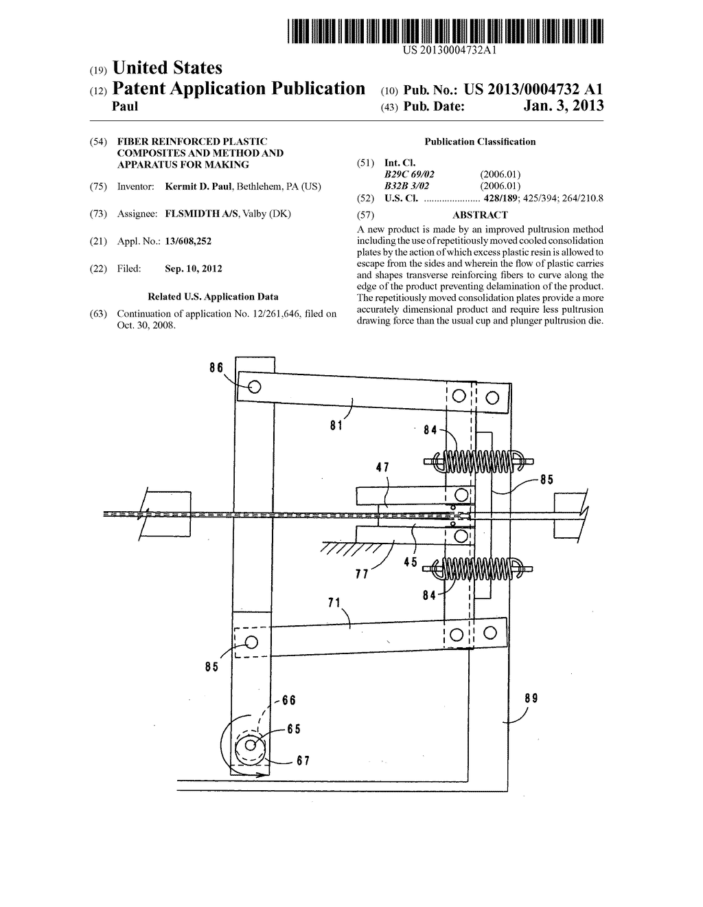 Fiber Reinforced Plastic Composites and Method and Apparatus for Making - diagram, schematic, and image 01