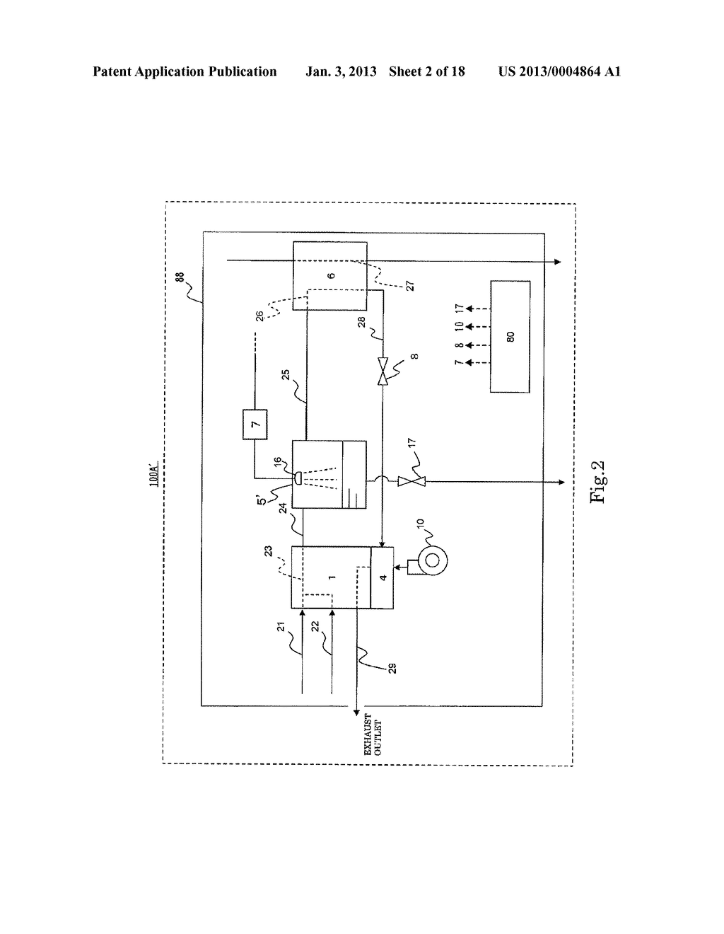 Fuel cell system and method of operating fuel cell system - diagram, schematic, and image 03