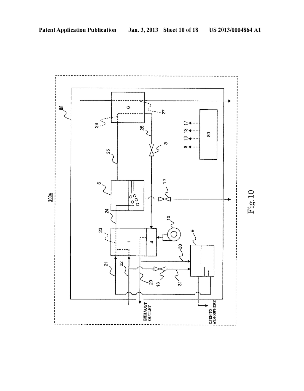 Fuel cell system and method of operating fuel cell system - diagram, schematic, and image 11